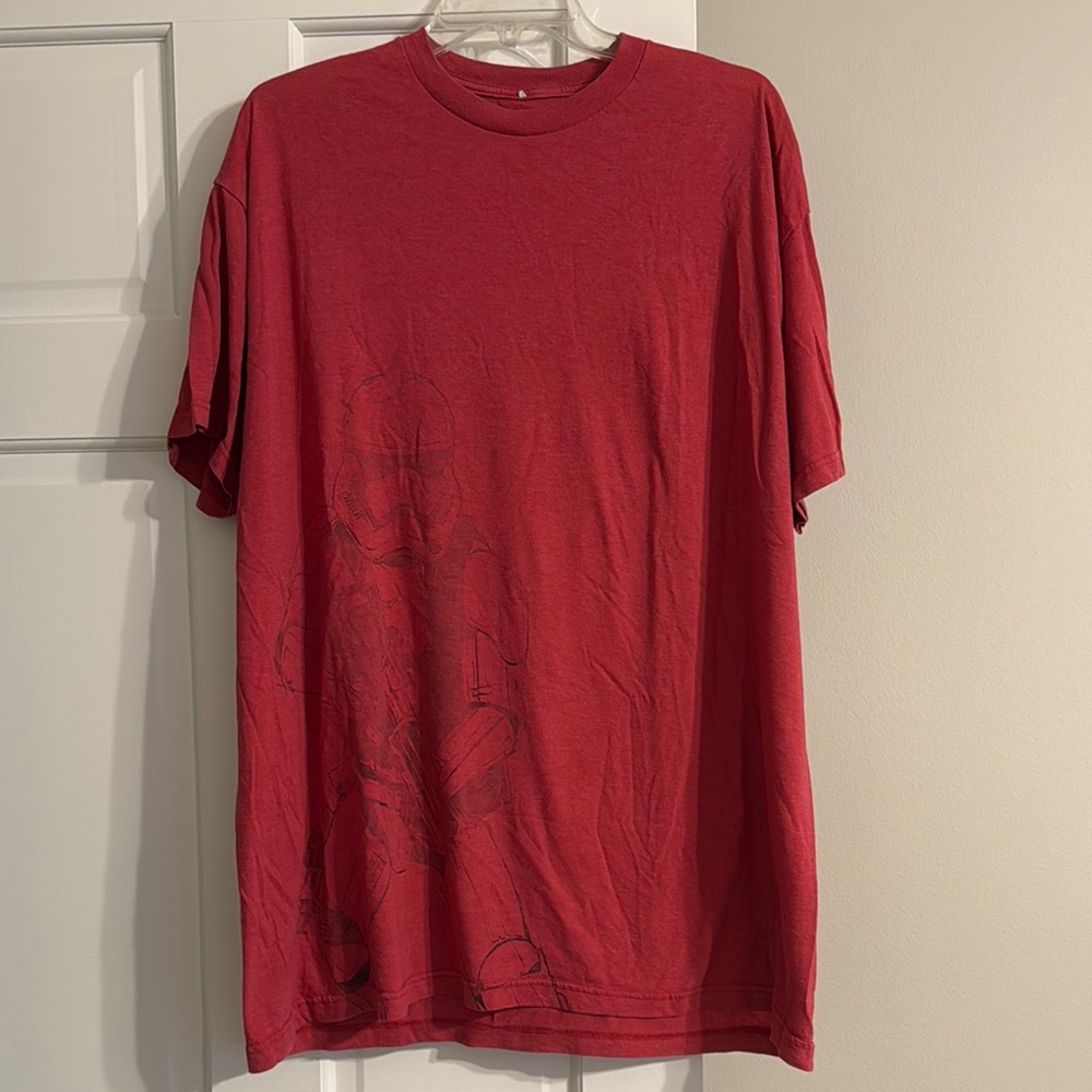 Red Stormtrooper Star Wars t shirt